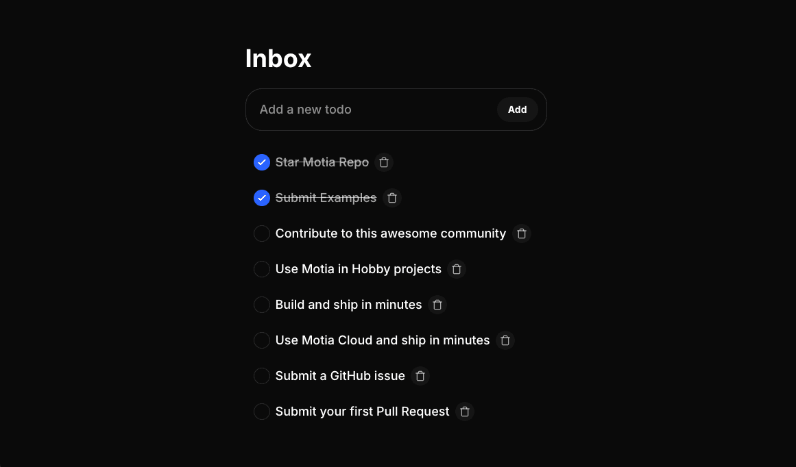 Todo App in React