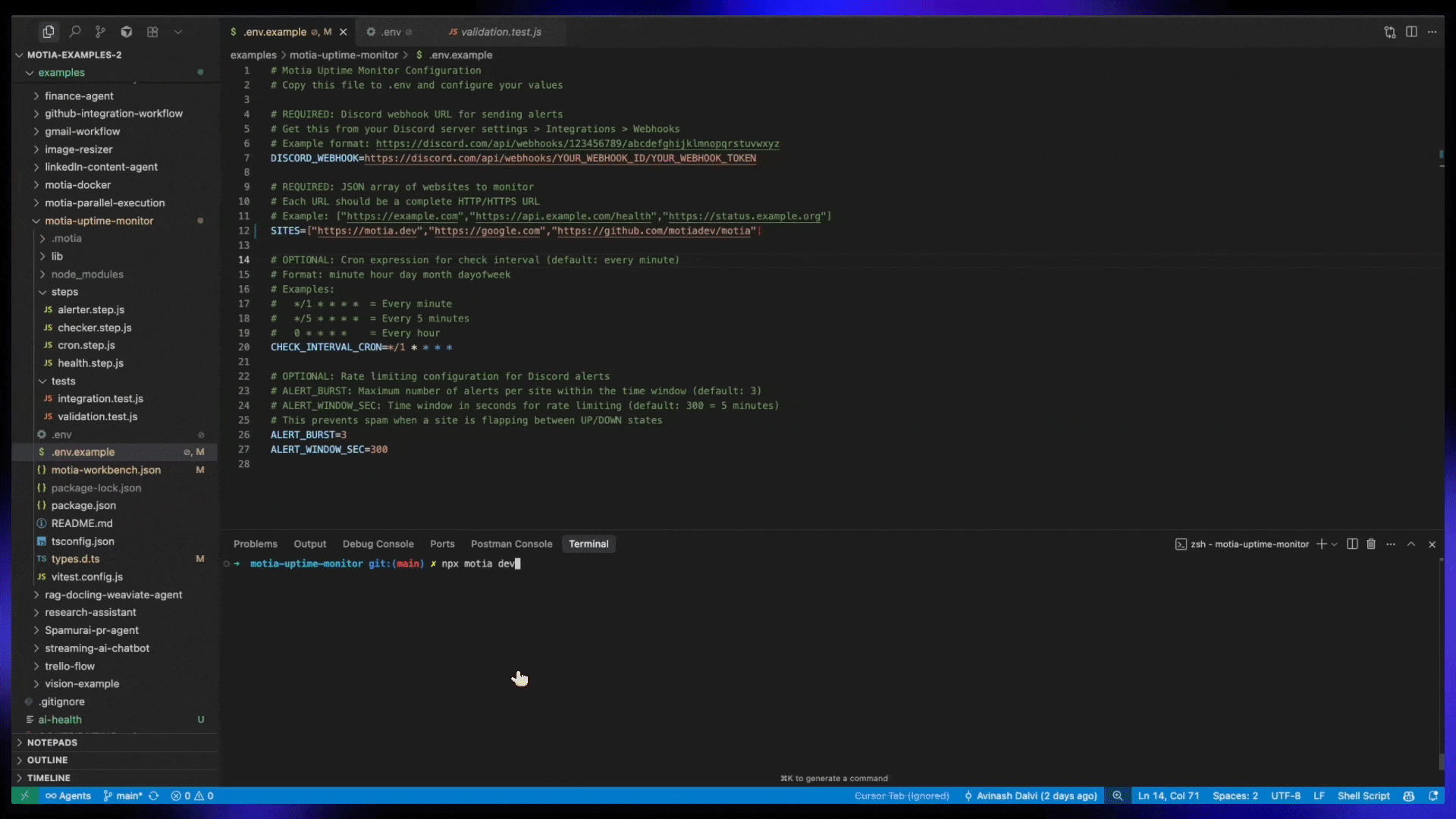Uptime Monitor Architecture